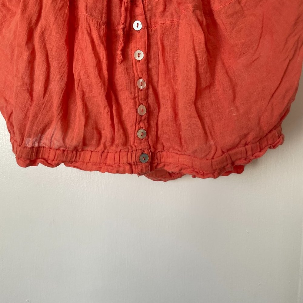 Free People Cropped Eyelet Top - Picture 4 of 7